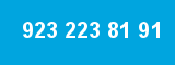 923 223 81 91 923 223 81 91